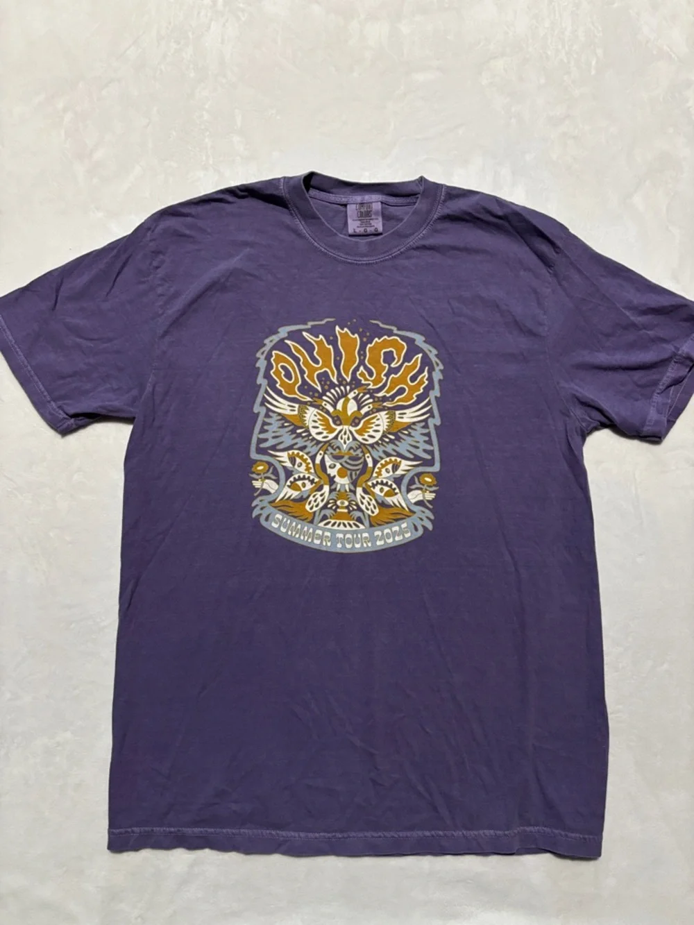 Phish Flaming Bird Head September Tour 2025 Tee - Picture 2 of 4